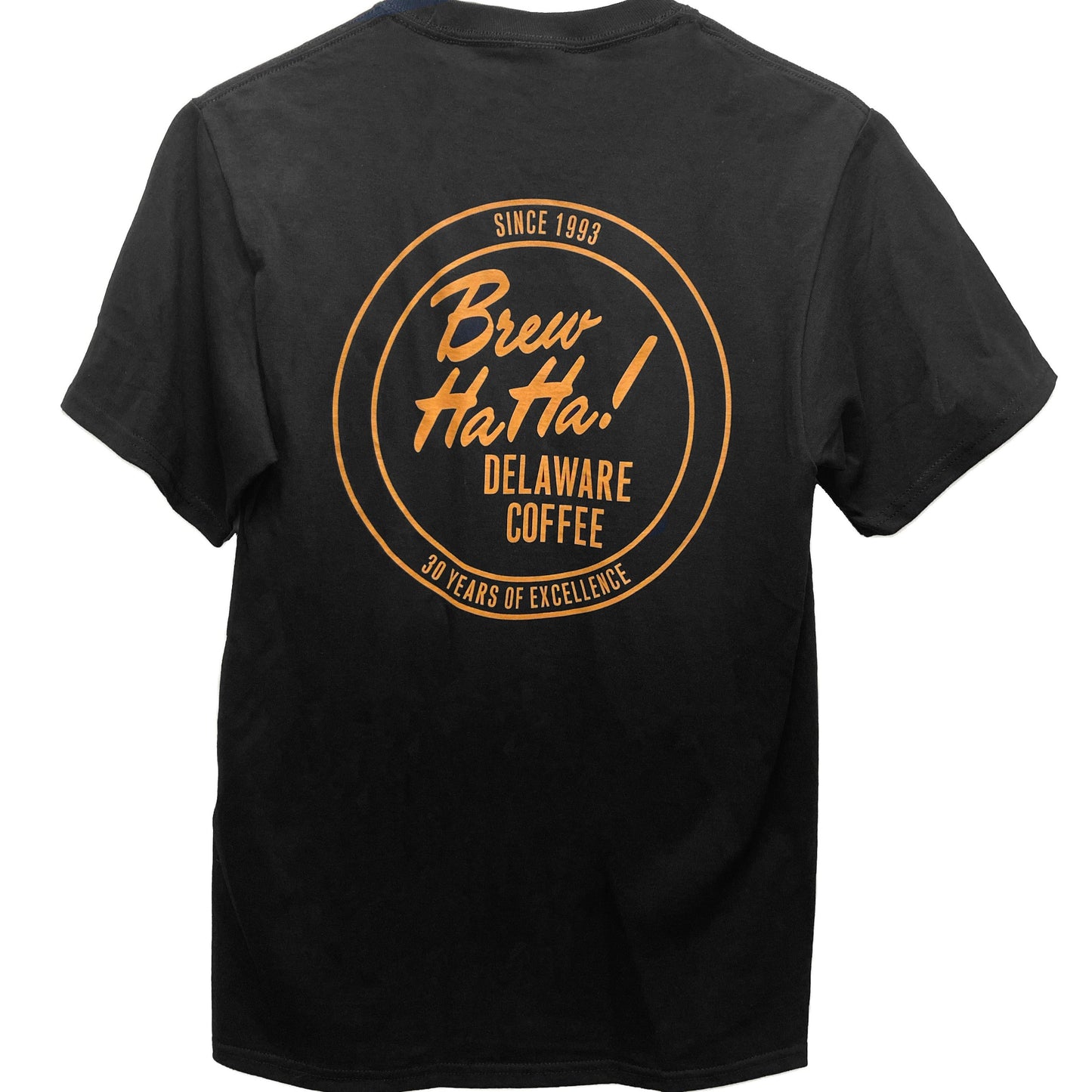 Brew Haha Delaware Coffee Black Tshirt