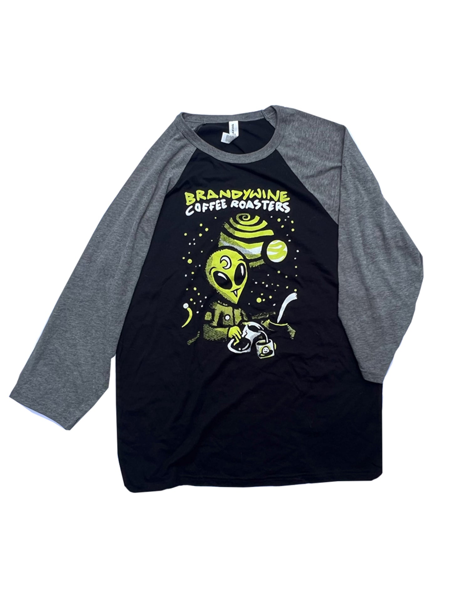Alien Coffee Magic Baseball T Shirts