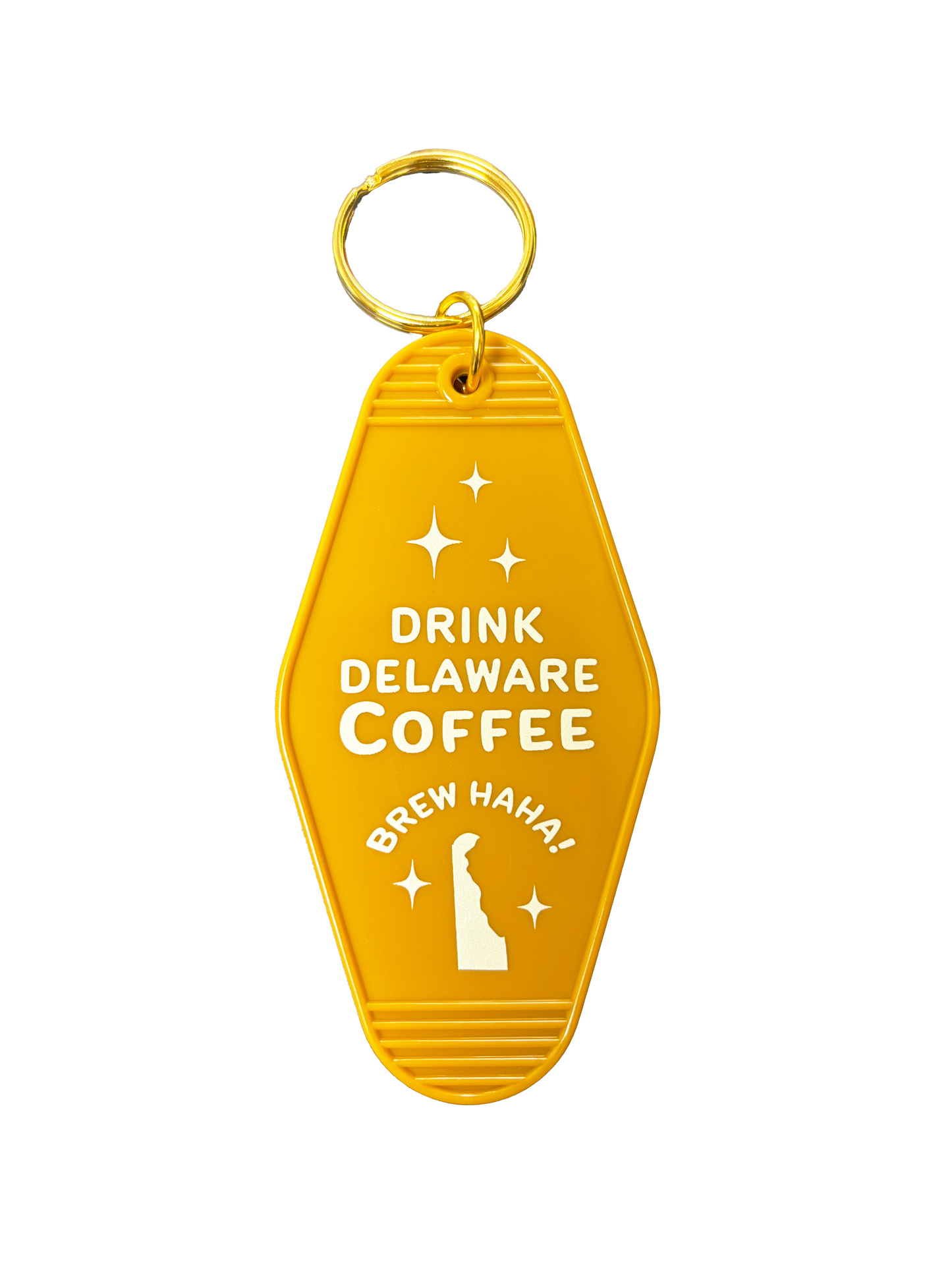 Brew Haha! Hotel Keychain