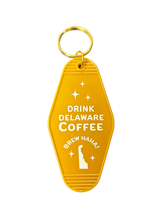 Brew Haha! Hotel Keychain