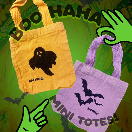 Boo Haha Mini Tote Bag!